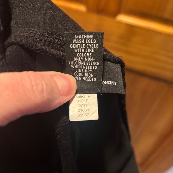 INC International Concepts Pull On Leggings in Black Size 14 - Picture 5 of 5